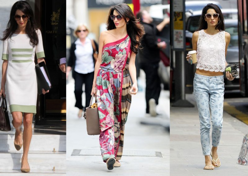 Atraktivna Amal je hodajuća modna inspiracija