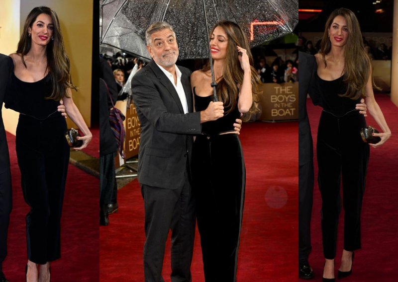 Prekrasna Amal i stajling bolji od male crne haljine: George Clooney nije mogao skinuti pogled s nje