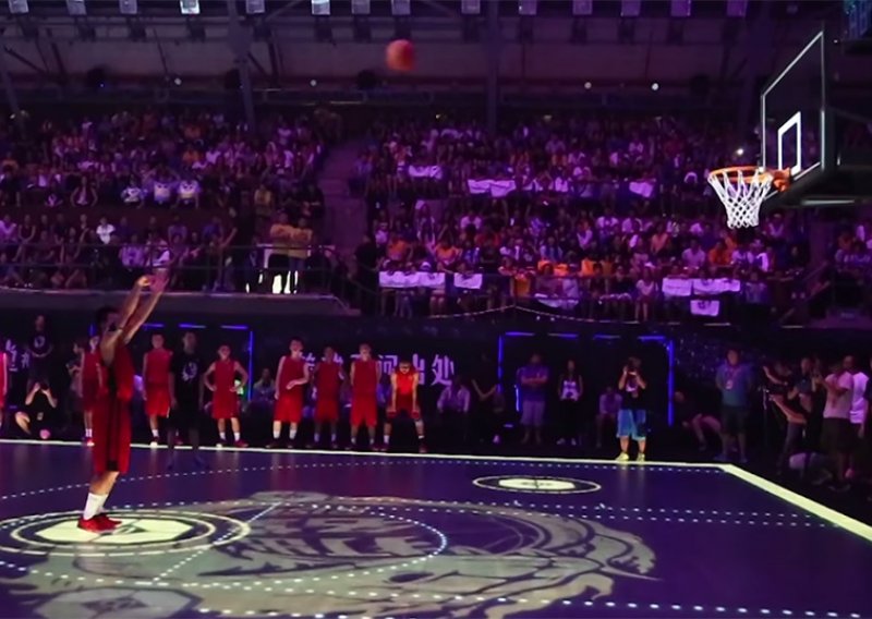 Nike izgradio košarkašku dvoranu gdje je pod - golemi ekran