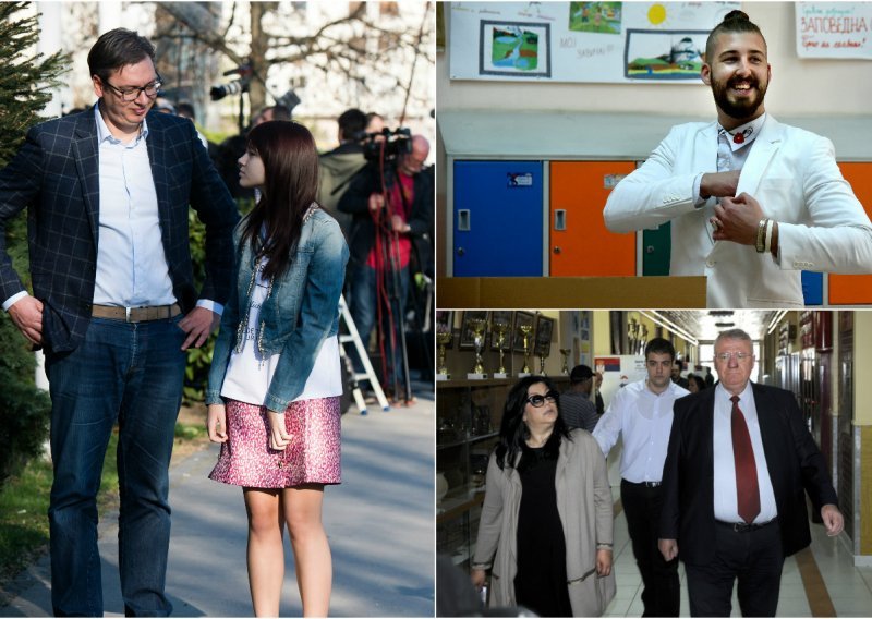 Vučić na biralište doveo kćer, Šešelj stigao sa suprugom