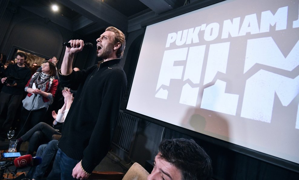 Antonio Nuić na predstavljanju inicijative 'Puk'o nam je film'