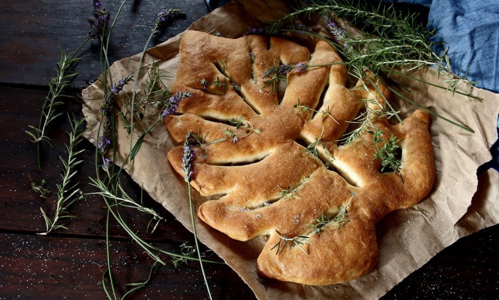 Francuski kruh Fougasse