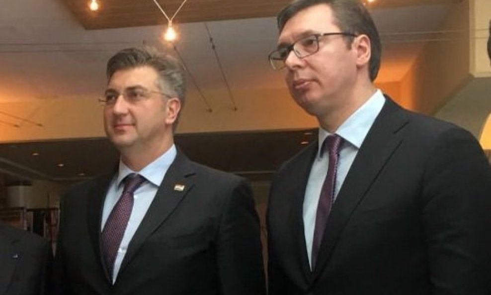 Andrej Plenković i Aleksandar Vučić