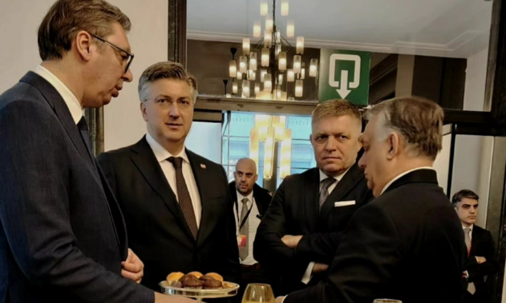 Aleksandar Vučić, Andrej Plenković, Roberto Fico i Viktor Orban
