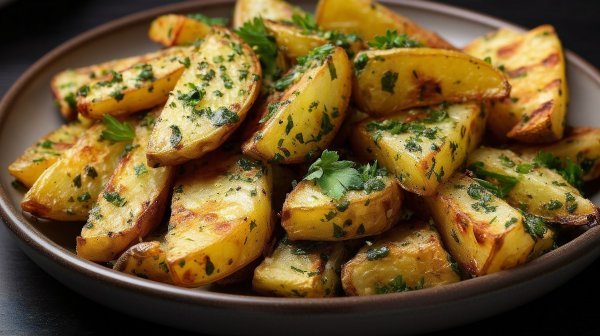 Odlična ideja je prethodno propirjati češnjak i začinsko bilje i onda tim uljem začiniti krumpir